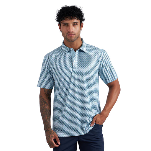 Swannies Valley Mens Golf Polo - Seafoam/XXL