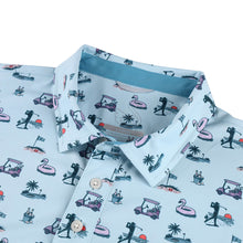 Load image into Gallery viewer, Swannies Float Mens Golf Polo
 - 3