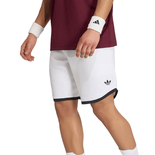 Adidas Classics 9 inch Mens Tennis Shorts - White/XL