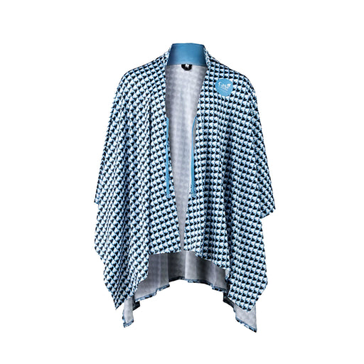 Casa Cabobo Sun Poncho - Collar Neckline - Manta Ray Icon/One Size