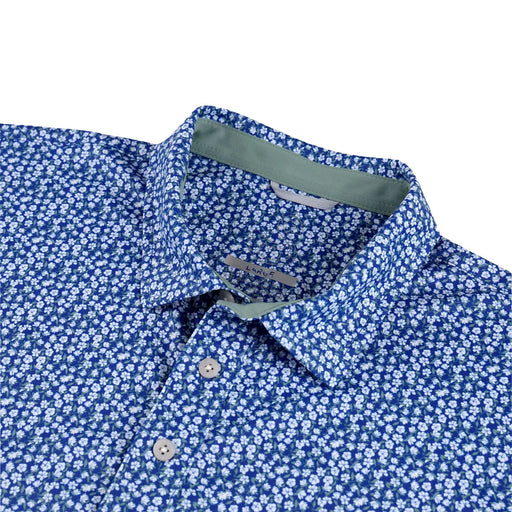 Swannies Ridge Dazzling Blue Mens Golf Polo