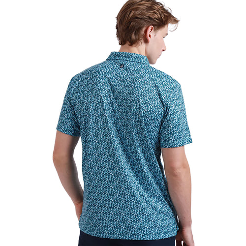 Swannies Ridge Dazzling Blue Mens Golf Polo - 2
