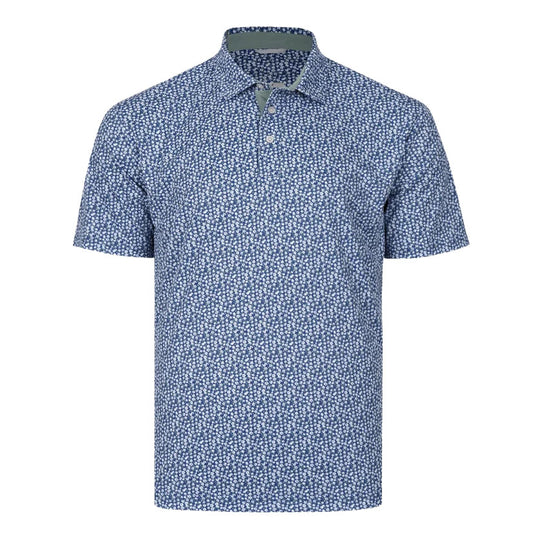Swannies Ridge Dazzling Blue Mens Golf Polo