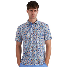 Load image into Gallery viewer, Swannies Moss Cornflower Mens Golf Polo - Cornflower/XXL
 - 1