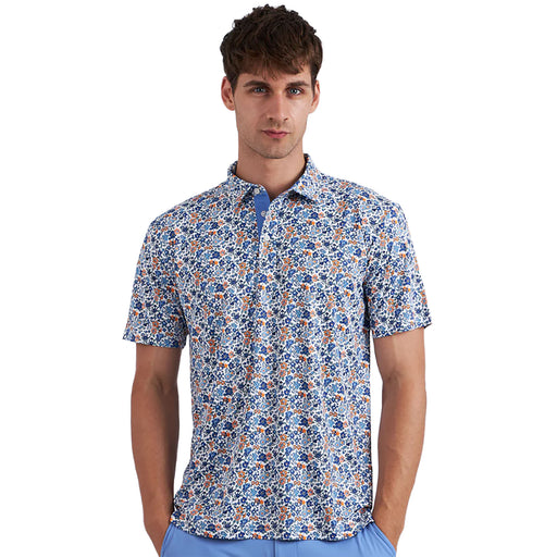 Swannies Moss Cornflower Mens Golf Polo - Cornflower/XXL