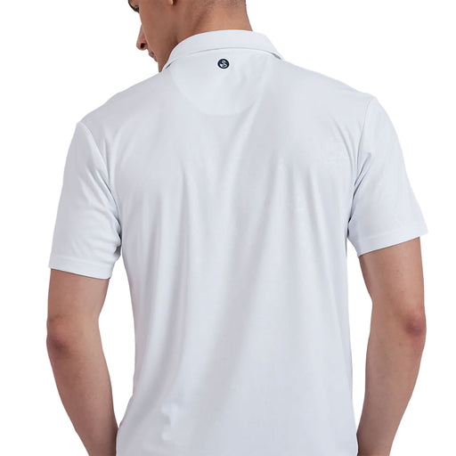 Swannies Ehrman White Mens Golf Polo
