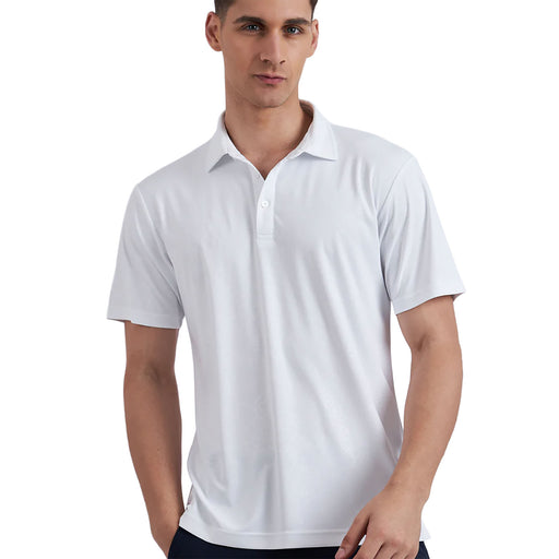 Swannies Ehrman White Mens Golf Polo - White/XL