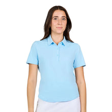 Load image into Gallery viewer, Sofibella Fresh Air Womens SS Golf Polo - Cloud/2X
 - 1