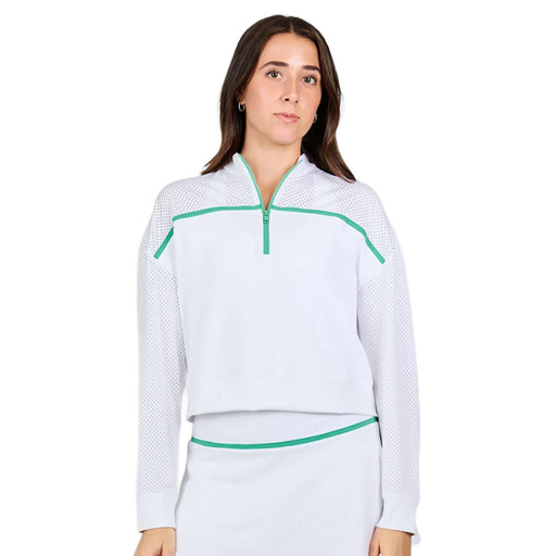 Sofibella Alpine Story Womens Tennis Pullover - White/XL