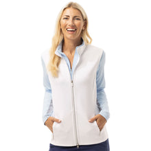 Load image into Gallery viewer, SanSoleil SolLayer Zip Womens Golf Vest - White/M
 - 2
