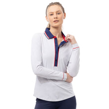 Load image into Gallery viewer, SanSoleil SolAir Cool Betsy White W LS Sun Shirt - Betsy White/L
 - 1