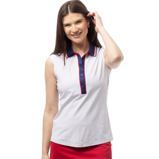 SanSoleil SolAir Cool Betsy White W SL Sun Polo - Betsy White/XL