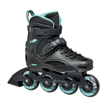 Load image into Gallery viewer, Rollerblade RB 80 Women Recreational Inline Skates - Black/Lght Blue/10
 - 1