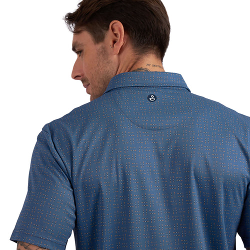 Swannies Tee Blue Horizon Mens Golf Polo - 2