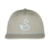 Swannies Swan Brewer Tan-White Mens Golf Hat