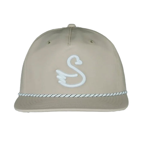 Swannies Swan Brewer Tan-White Mens Golf Hat