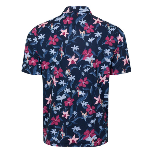 Greg Norman ML75 Stretch Luau Love Mens Golf Polo - 2