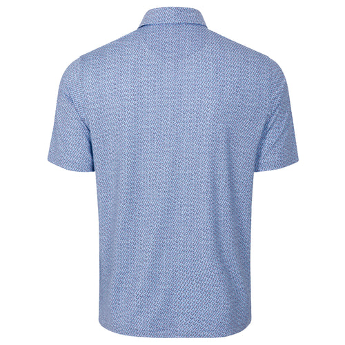 Greg Norman ML75 Stretch Silver Fin Blue Haze Mens Golf Polo - 2