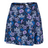Greg Norman Twinflower Tide 17 inch Black Womens Golf Skort