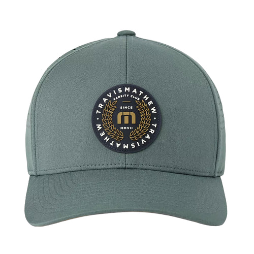 TravisMathew Links Lounge Balsam Green Mens Golf Hat