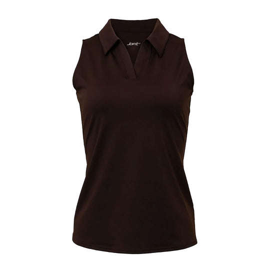 Jofit Johnny Collar Cutaway Womens Sleeveless Golf Polo
