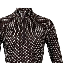 Load image into Gallery viewer, Jofit UV Esp Dot Womens Long Sleeve Golf Mock
 - 3