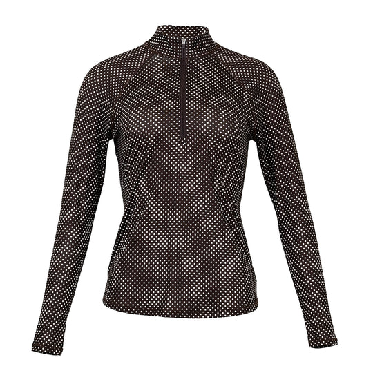 Jofit UV Womens Long Sleeve Golf Mock