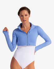 Load image into Gallery viewer, BloqUV Women's Full Zip Crop Top Sun Shirt
 - 21