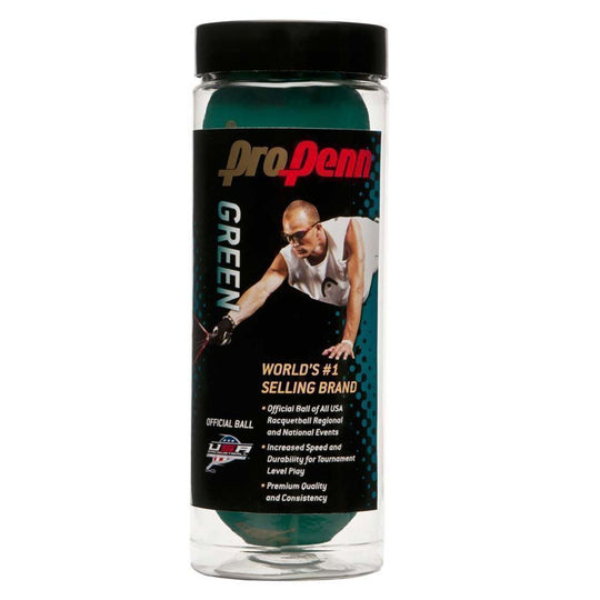 Penn Green Racquetballs - 3 Balls