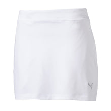 Load image into Gallery viewer, Puma Solid Knit 13in Girls Golf Skort - 01 BRIGHT WHITE/XL
 - 3