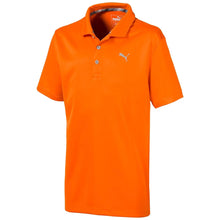 Load image into Gallery viewer, Puma Essential Boys Golf Polo - VIBRANT ORNG 05/XL
 - 7