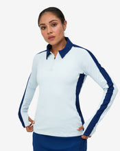 Load image into Gallery viewer, BloqUV Women's Long Sleeve Quarter Zip Polo
 - 35