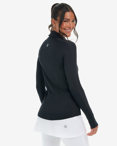 BloqUV Women's Quarter Zip Polo Shirt