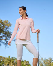 Load image into Gallery viewer, BloqUV Women's Long Sleeve Quarter Zip Polo
 - 30