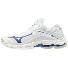 Load image into Gallery viewer, Mizuno Wave LightningZ6 WH Mens Indoor Court Shoes - 13.0/WHITE/NAVY 0051/D Medium
 - 1