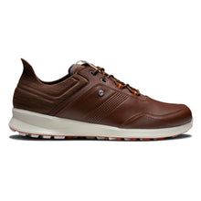 Load image into Gallery viewer, FootJoy Stratos Mens Golf Shoes - 12.0/Cognac/Brown/D Medium
 - 20