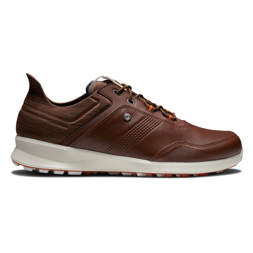 FootJoy Stratos Mens Golf Shoes - 12.0/Cognac/Brown/D Medium