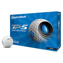 Load image into Gallery viewer, TaylorMade TP5 Golf Balls - Dozen - White
 - 1