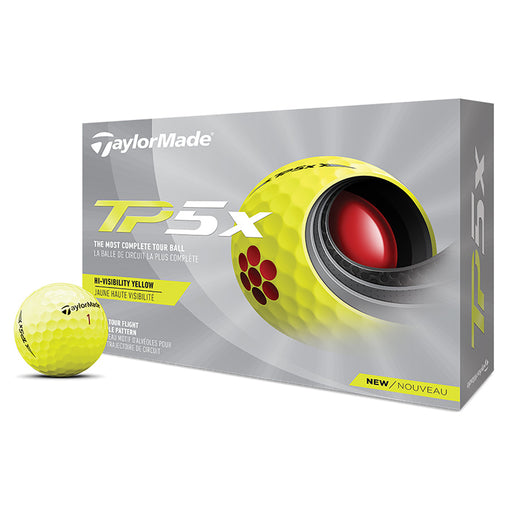 TaylorMade TP5x Golf Balls - Dozen 1 - Yellow