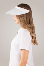 Load image into Gallery viewer, Glove It White Wide Brim Slide On Visor
 - 4