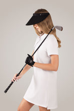 Load image into Gallery viewer, Glove It Black Wide Brim Slide On Visor
 - 4