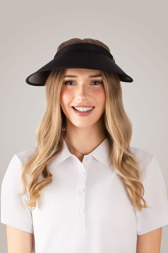 Glove It Black Wide Brim Slide On Visor