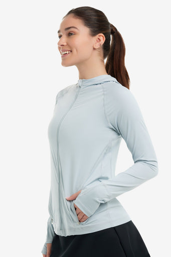 BloqUV Women's Full Zip Hoodie Jacket
