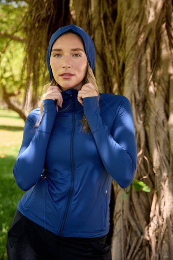 BloqUV Women's Full Zip Hoodie Jacket