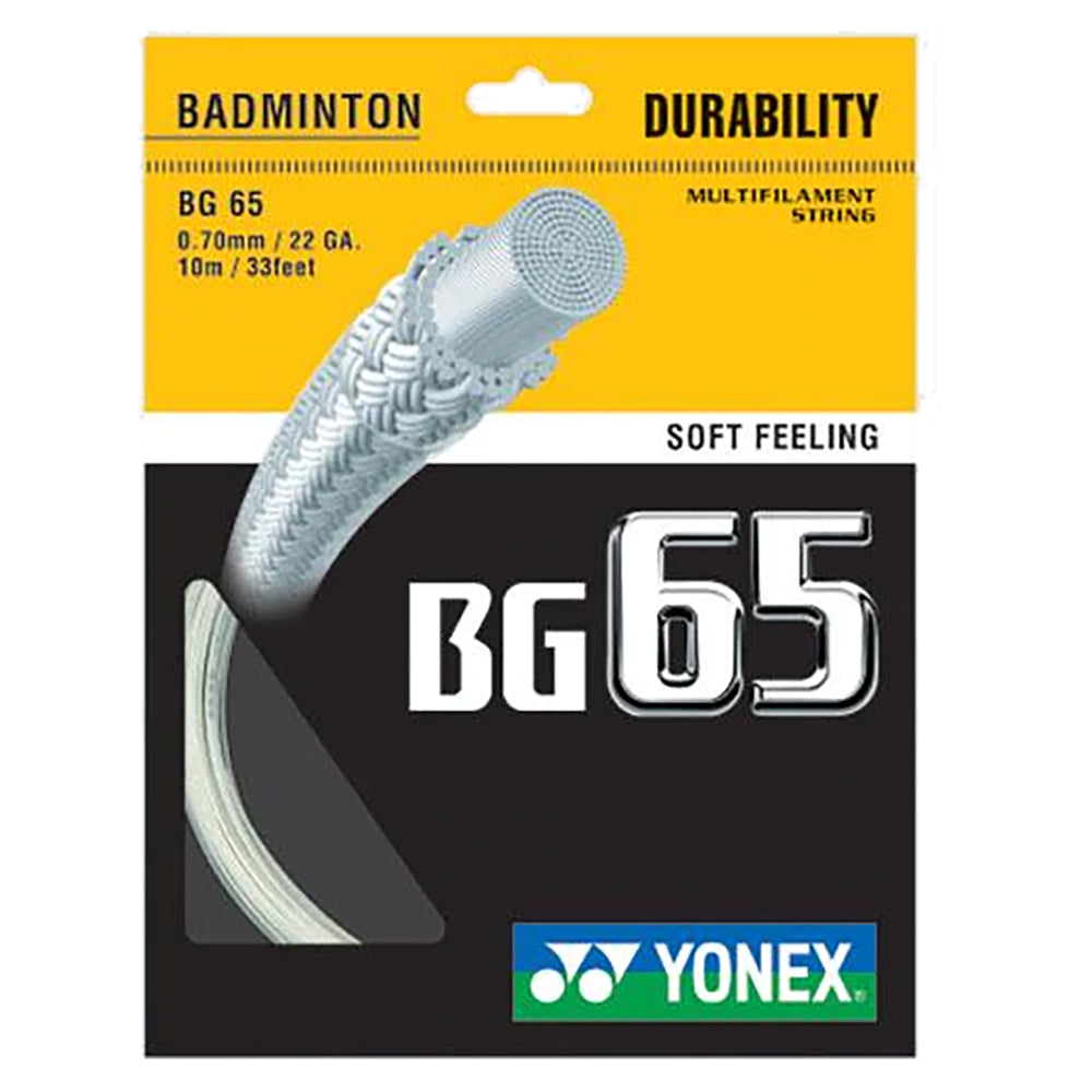 Yonex BG65 Badminton String - Default Title