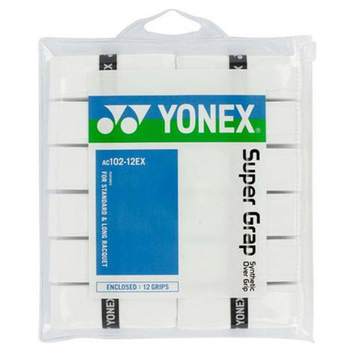 Yonex Super Grap White 12-Pack Overgrip