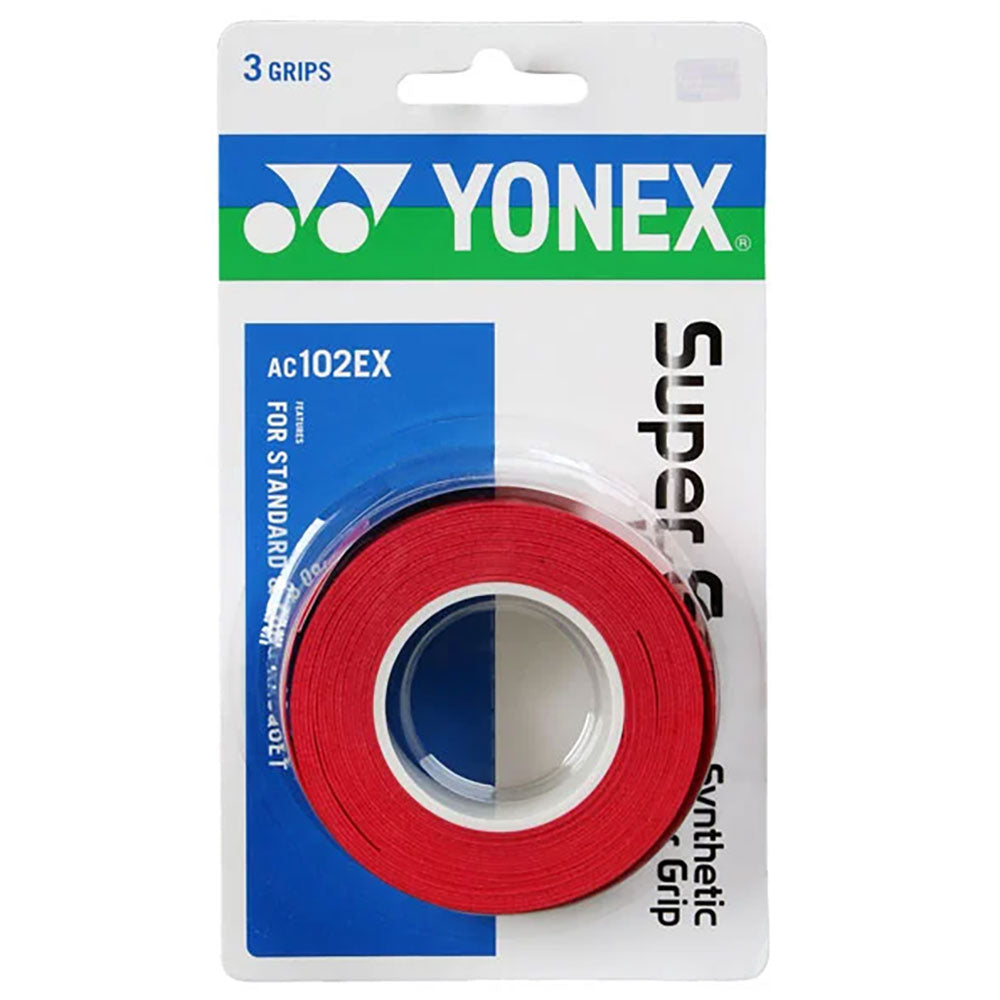 Yonex Super Grape Wine Red Tennis Overgrip 3-pack - Default Title