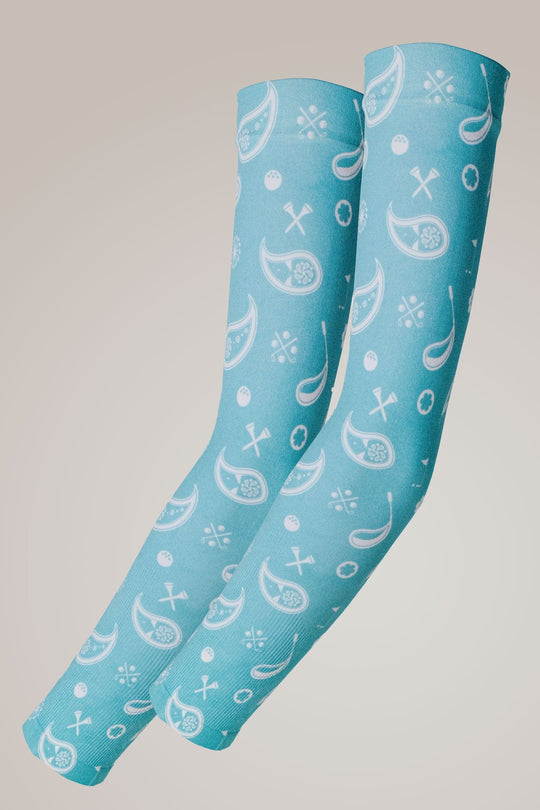 Glove It UV Protection Sun Sleeves in Aqua Blue - 1 Pair