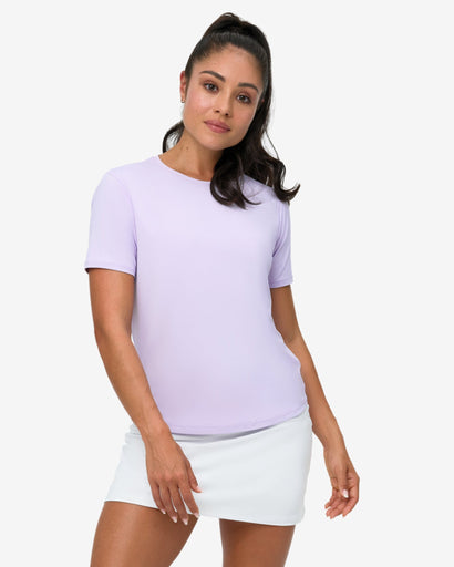 BloqUV Women's Short Sleeve Relaxed Crew Shirt
