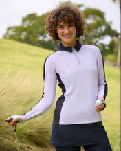 Load image into Gallery viewer, BloqUV Women's Long Sleeve Quarter Zip Polo
 - 50